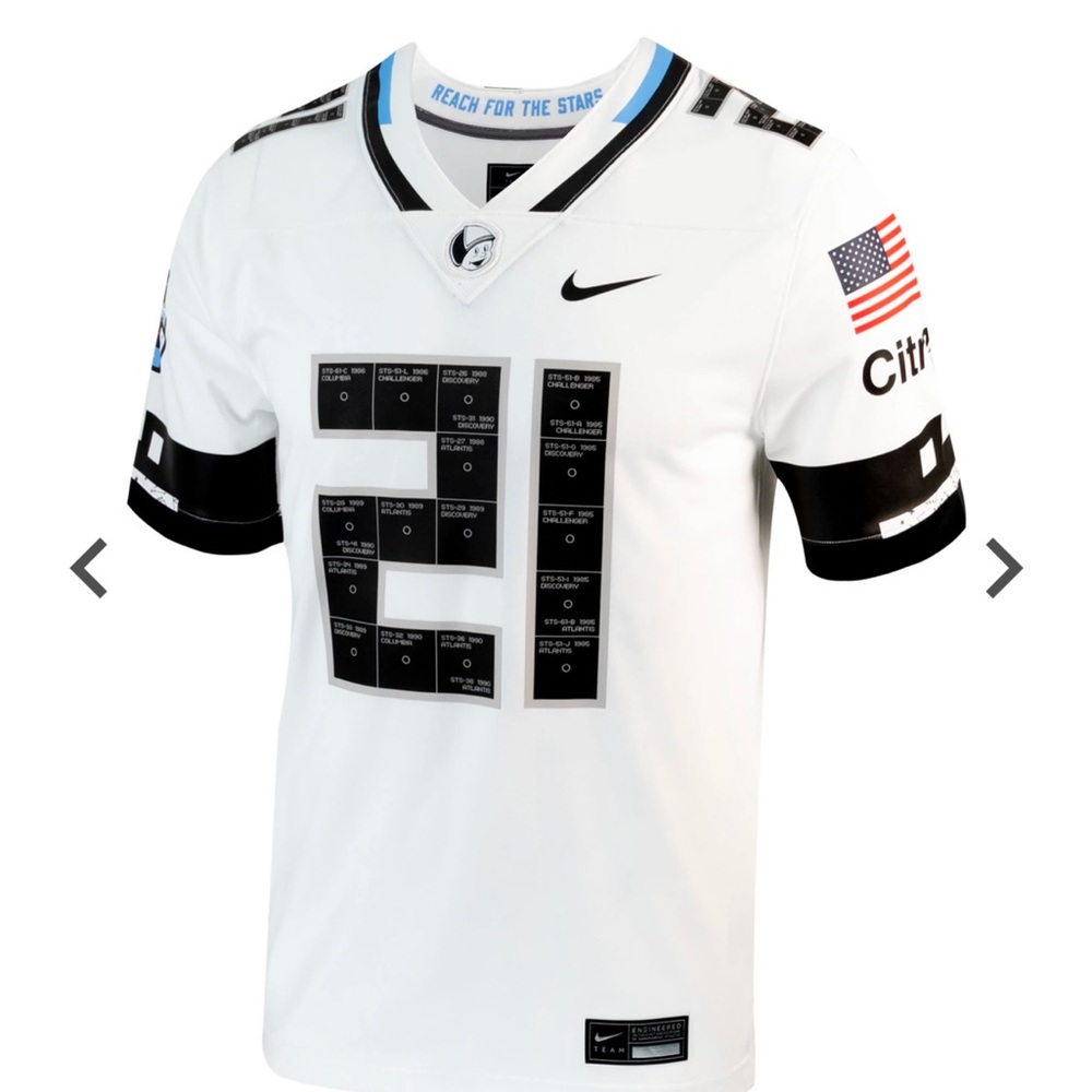 Nike Men's UCF Knights #21 Space Game White Football Jersey SIZE: SMALL